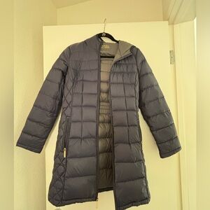 Michael Kors Navy, Lightweight Down Puffer Coat